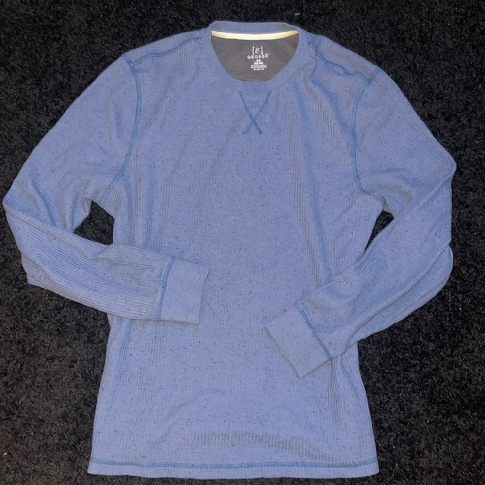 Simple Blue crew neck